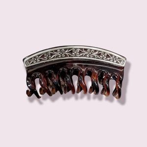 Brighton Hair Clip Clamp Tortoise Excellent Used